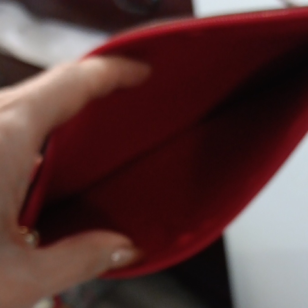 Karl Lagerfeld Vibrant Red Clutch/Wristlet - Picture 6 of 6